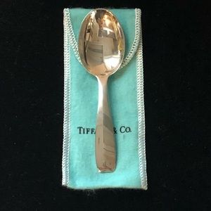 RARE, HTF Tiffany & Co Cordis Baby Spoon Pristine Condition with Pouch AND Box